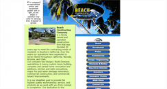 Desktop Screenshot of beachconstruction.com